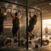 Murph workout at CrossFit Gym
