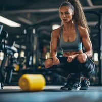 What if we prioritized our health like we do other things? Woman at gym reflecting